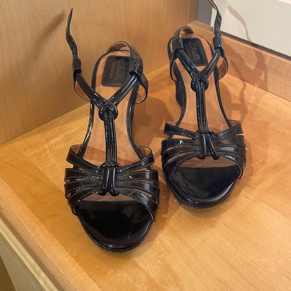 Clark’s black espadrilles